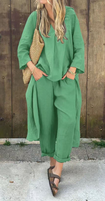 Ensemble Duo Chic Femme Élégance Décontractée