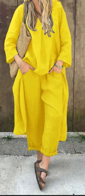 Ensemble Duo Chic Femme Élégance Décontractée