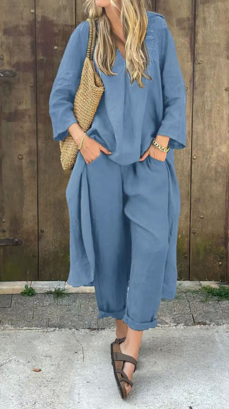 Ensemble Duo Chic Femme Élégance Décontractée