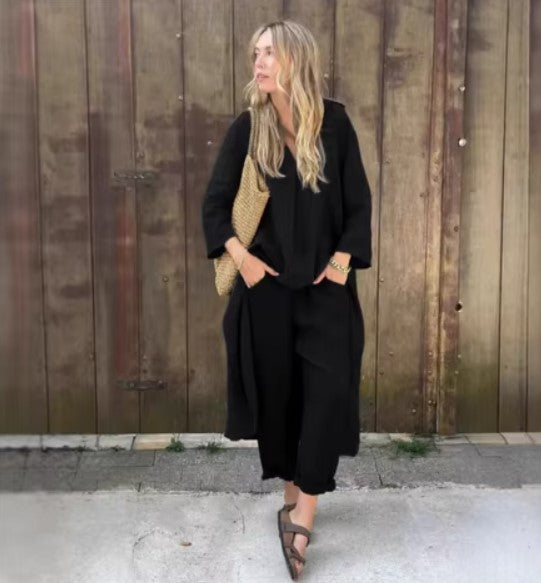Ensemble Duo Chic Femme Élégance Décontractée